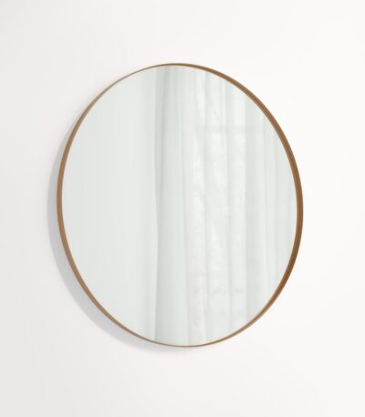 Round Mirror 800mm - Brushed Copper