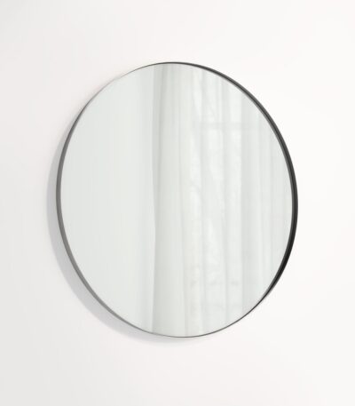 Round Mirror 800mm - Brushed Gunmetal
