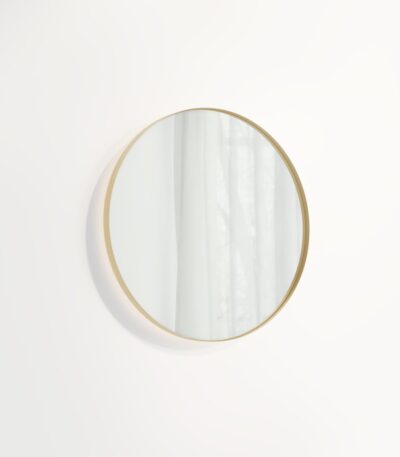 Round Mirror LED 600mm - Brushed Brass