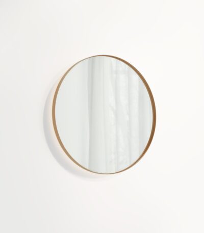 Round Mirror LED 600mm - Brushed Copper