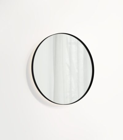 Round Mirror LED 600mm - Matte Black