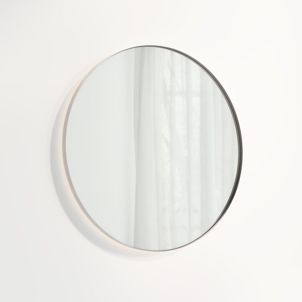 Round Mirror LED 800mm - Brushed Copper