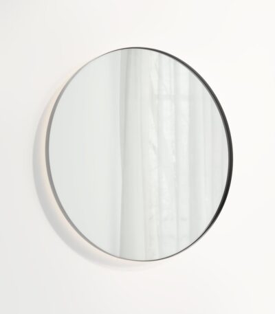 Round Mirror LED 800mm - Brushed Gunmetal