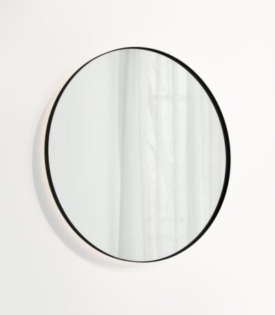 Round Mirror LED 800mm - Matte Black