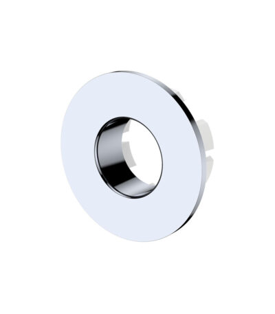 Round Overflow Ring with Larger Fixing, Chrome