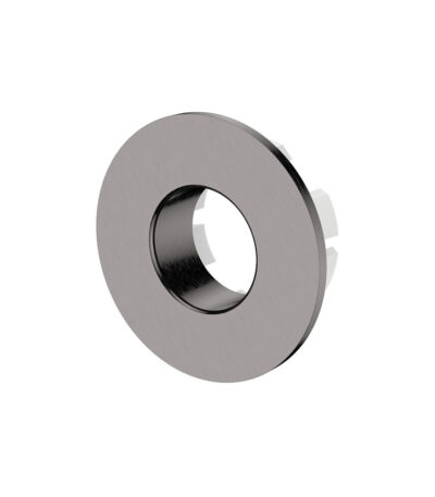 Round Overflow Ring with Larger Fixing, Gun Metal