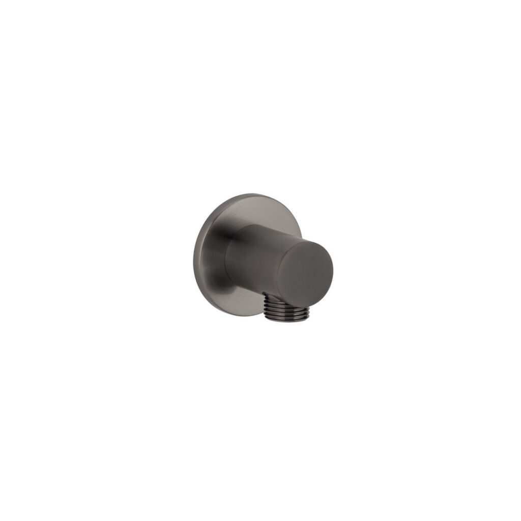 Round Shower BP - Brushed Gunmetal