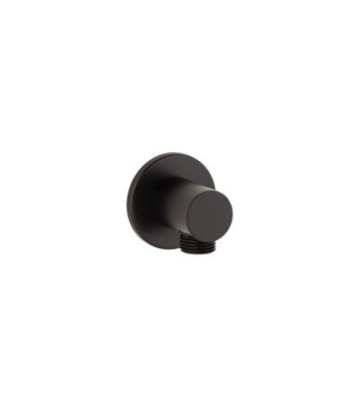 Round Shower BP - Matte Black