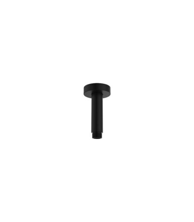 Round Shower Dropper, 100mm, Matte Black