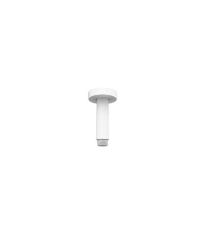 Round Shower Dropper, 100mm, Matte White