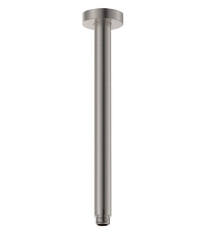 Round Shower Dropper, 300mm, Brushed Nickel