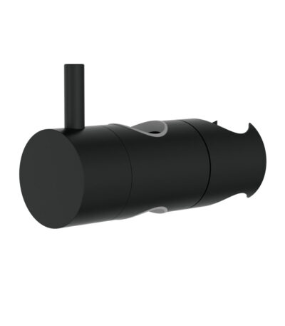 Round Slider for Shower Rail, Matte Black