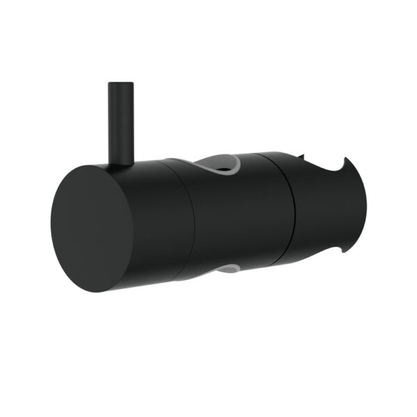 Round Slider for Shower Rail, Matte Black