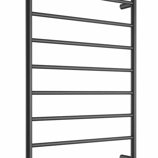 Round Towel Ladder 1150 x 700mm - Black | Bella Vista - TL-1150-R-BLK
