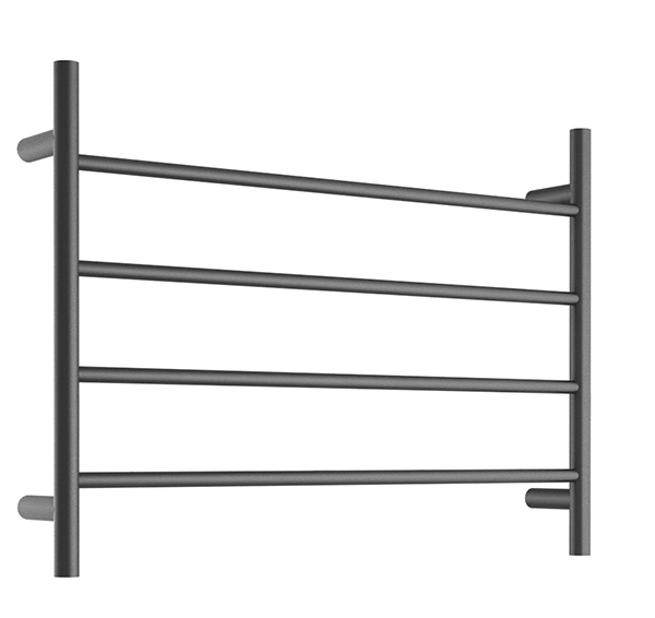 Round Towel Ladder - 700 x 500mm - Black | Bella Vista - TL-7050-R-BLK