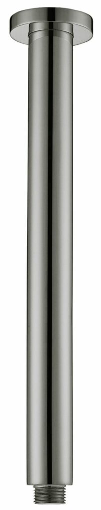 Round Vertical Shower Arm - Brushed Nickel | PRY001-BN
