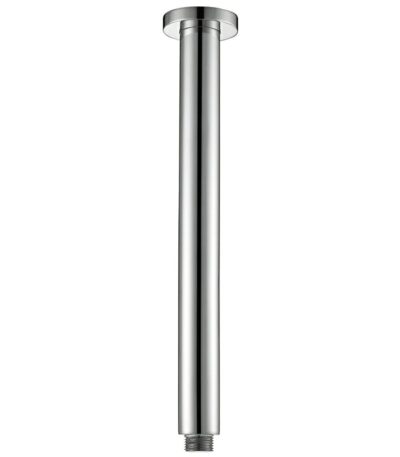 Round Vertical Shower Arm - Chrome | PRY001A