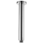 Round Vertical Shower Arm - Chrome | PRY001C
