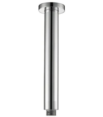 Round Vertical Shower Arm - Chrome | PRY001C