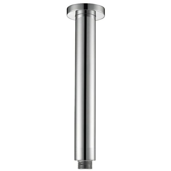 Round Vertical Shower Arm - Chrome | PRY001C
