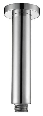Round Vertical Shower Arm - Chrome | PRY001D
