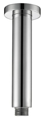 Round Vertical Shower Arm - Chrome | PRY001D