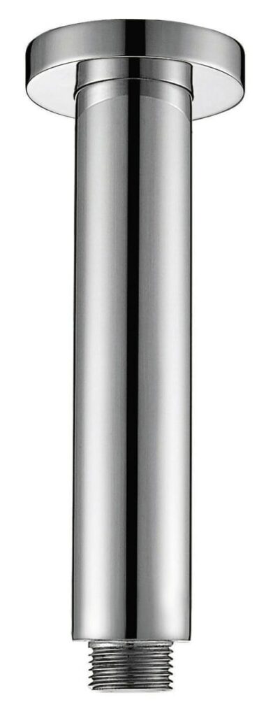 Round Vertical Shower Arm - Chrome | PRY001D