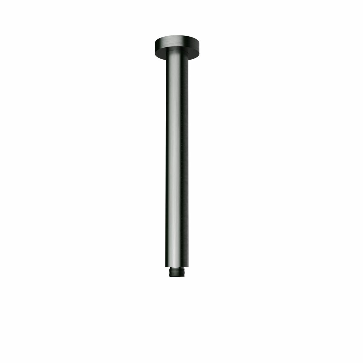 Round Vertical Shower Arm - Gunmetal | PRY001-GM