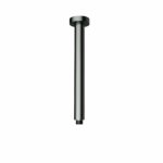 Round Vertical Shower Arm - Gunmetal | PRY001-GM
