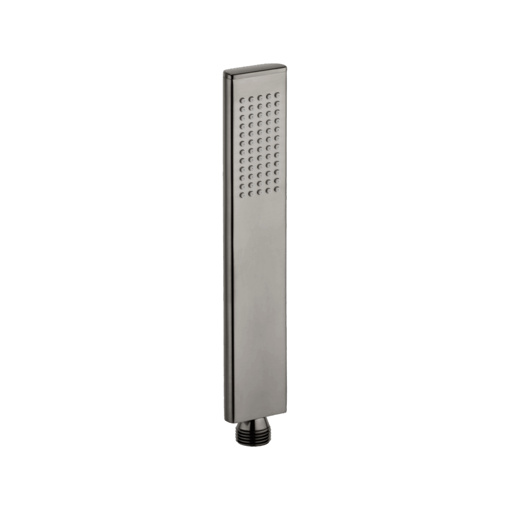 Rounded Rectangle Hand Shower - Brushed Gunmetal