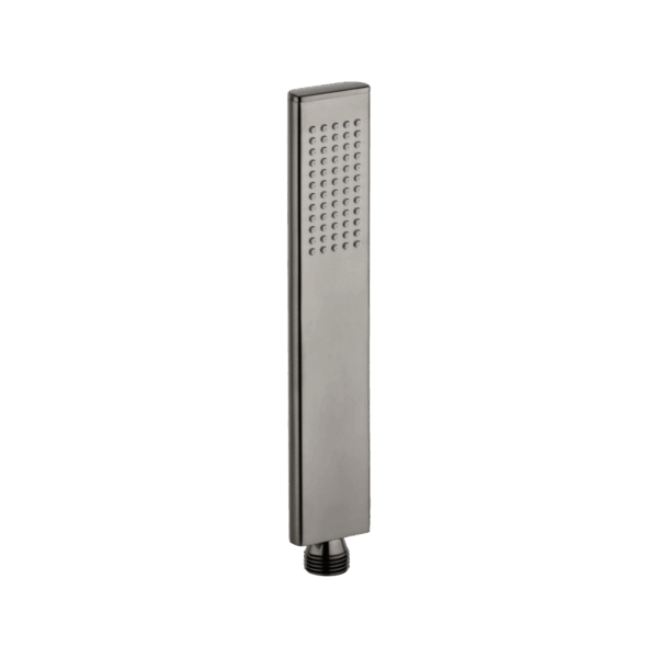 Rounded Rectangle Hand Shower - Brushed Gunmetal