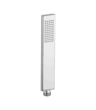 Rounded Rectangle Hand Shower - Chrome