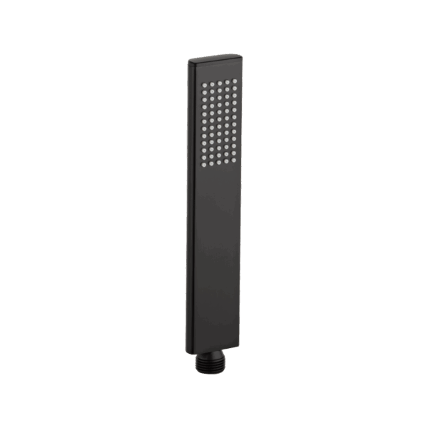 Rounded Rectangle Hand Shower - Matte Black