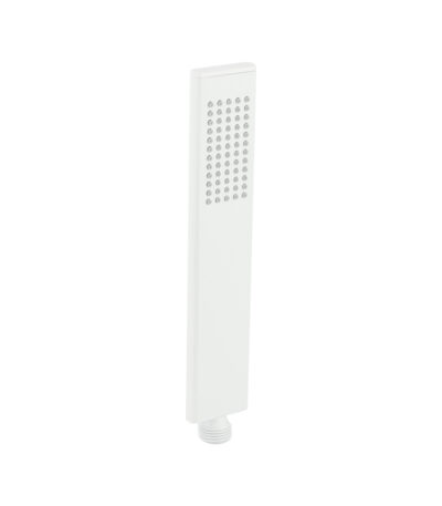 Rounded Rectangle Hand Shower - White