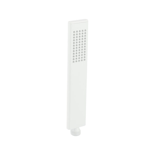 Rounded Rectangle Hand Shower - White