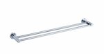 Ruby Round Double Towel Rail 600mm - Chrome | 21802