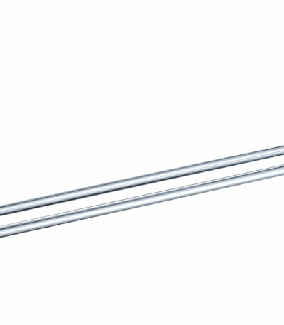 Ruby Round Double Towel Rail 600mm - Chrome | 21802