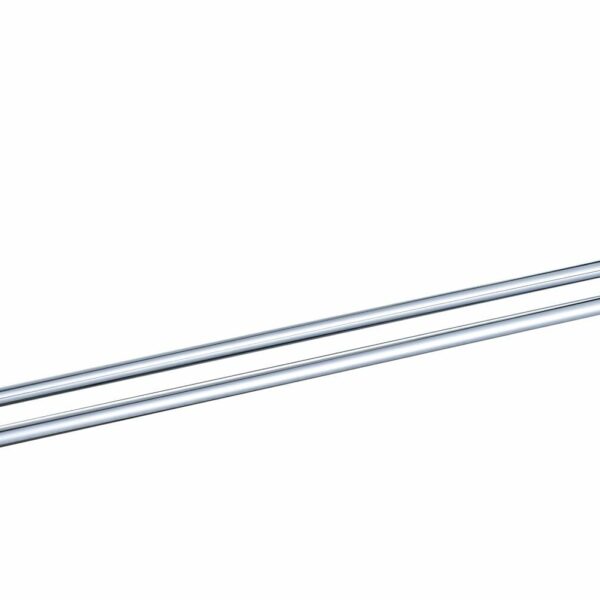 Ruby Round Double Towel Rail 600mm - Chrome | 21802