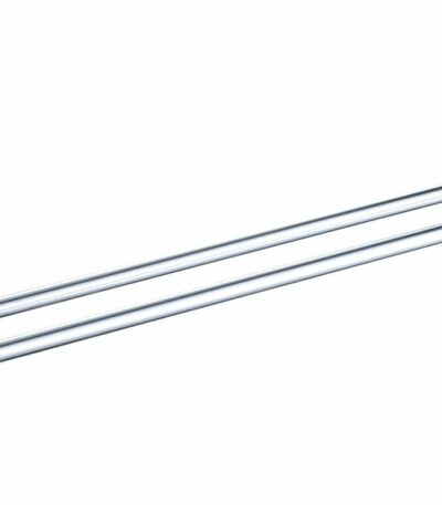 Ruby Round Double Towel Rail 800mm - Chrome | 21802B