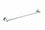 Ruby Round Single Towel Rail 600mm - Chrome | 21801