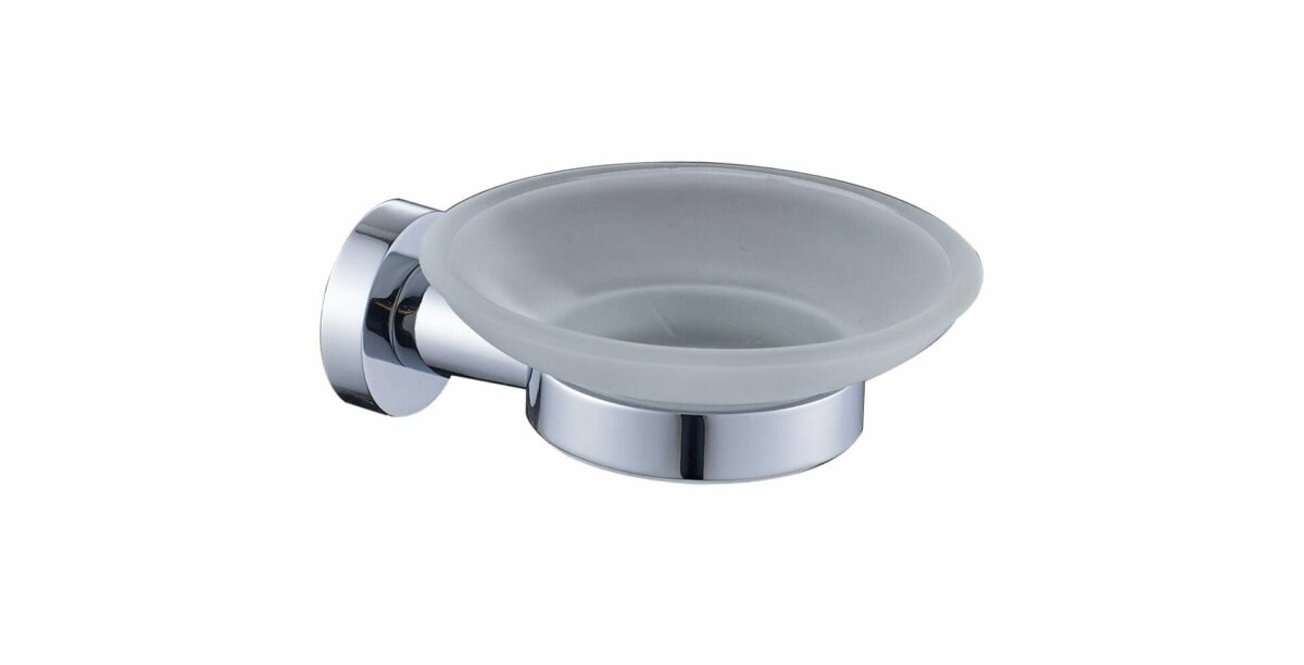 Ruby Round Soap Dish - Chrome | 21811