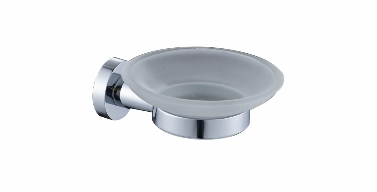 Ruby Round Soap Dish - Chrome | 21811