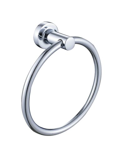 Ruby Round Towel Ring - Chrome | 21809