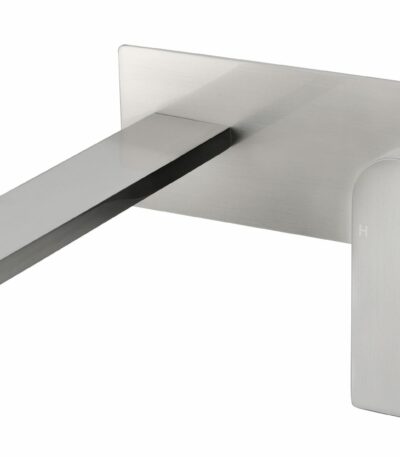 Ruki Wall Basin Mixer - Brushed Nickel | PBS3003BN