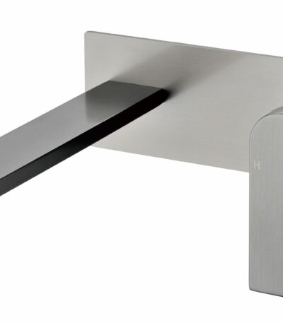 Ruki Wall Basin Mixer - Gunmetal | PBS3003GM
