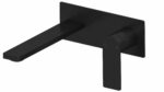 Ruki Wall Basin Mixer - Matt Black | PBS3003MB