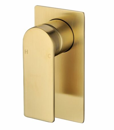 Ruki Wall Mixer - Brushed Gold | PBS3001BG