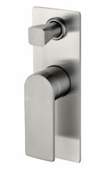 Ruki Wall Mixer With Diverter - Brushed Nickel | PBS3002BN
