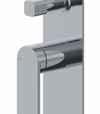 Ruki Wall Mixer With Diverter - Chrome | PBS3002