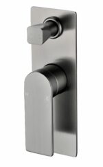Ruki Wall Mixer With Diverter - Gunmetal | PBS3002GM